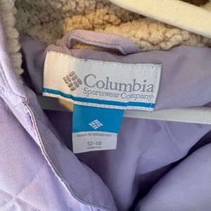 Columbia puffer onesie
